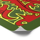  nieuwe kunststructuur en zonsondergang door G. Co Poster (Hoek)