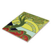  nieuwe kunststructuur en zonsondergang door G. Co Tegeltje (Zijkant)