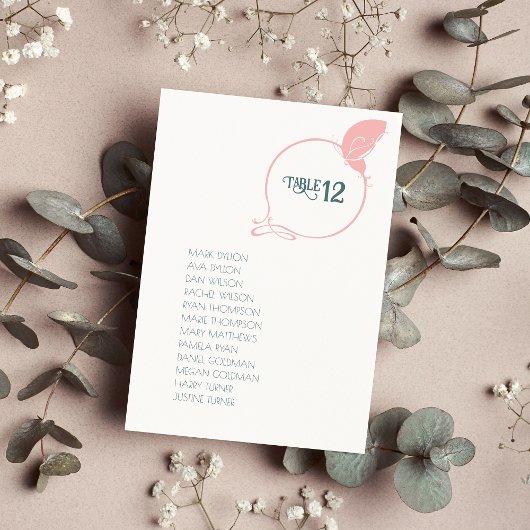  nieuwe kunstvlieg - dusty roze bruiloft kaart