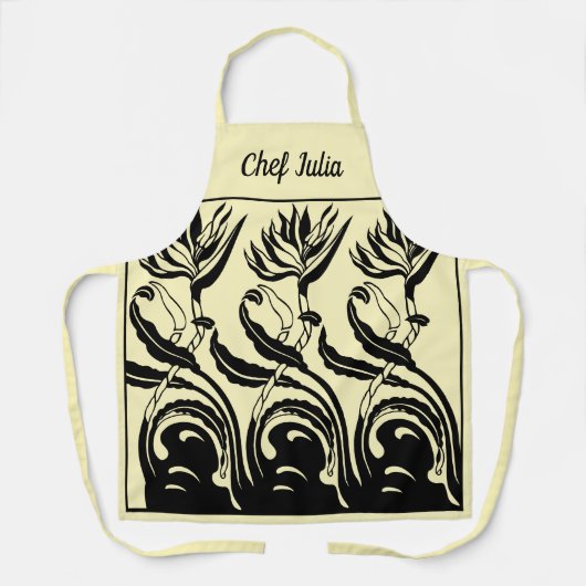  nieuwe kunstvogel van de Paradise Flowers Schort (Voorkant)