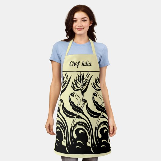  nieuwe kunstvogel van de Paradise Flowers Schort (Gedragen)