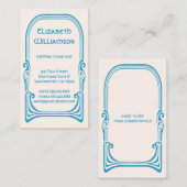  nieuwe kunstvogels met speciale trekvogels visitekaartje (Voorkant / Achterkant)