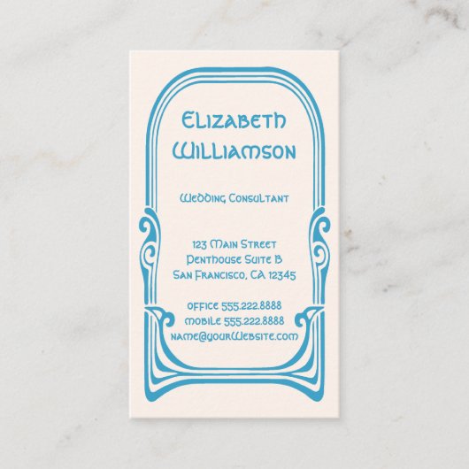  nieuwe kunstvogels met speciale trekvogels visitekaartje (Voorkant)