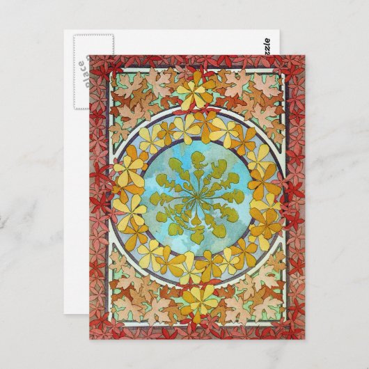 nieuwe kunstvorm briefkaart (Voorkant / Achterkant)