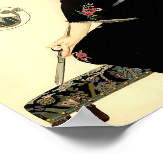 nieuwe kunstvrouw in de Japanse Mode Poster (Hoek)