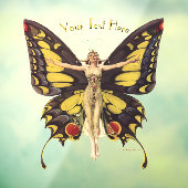  nieuwe kunstvrouw met vlindervleugels raamsticker (Vel 3)