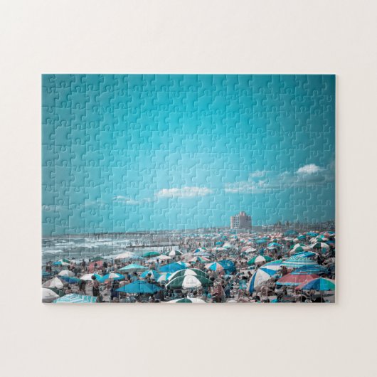 Nieuwe kustlijn van Jersey-strand Legpuzzel (Horizontaal)