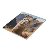 Nieuwe Lama Berg Portret Tegeltje (Zijkant)