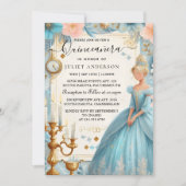 Nieuwe Lamp Ivoor Ice Sky Gold Light Blue Quincean Kaart (Voorkant)