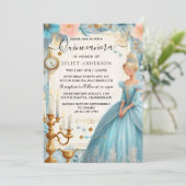 Nieuwe Lamp Ivoor Ice Sky Gold Light Blue Quincean Kaart (Staand voorkant)