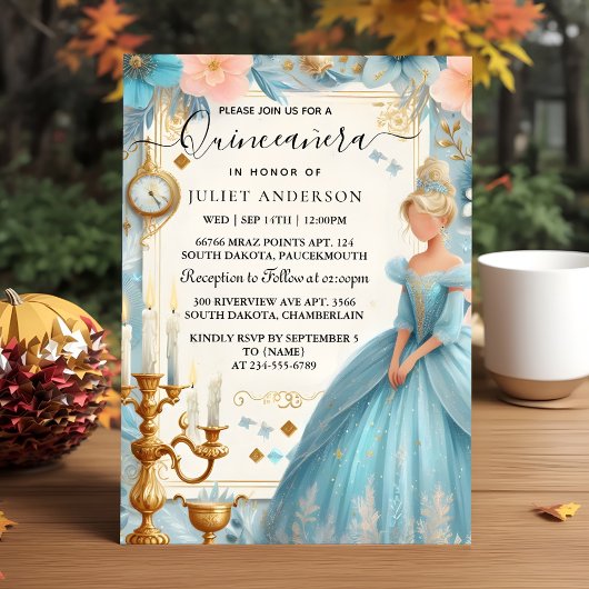 Nieuwe Lamp Ivoor Ice Sky Gold Light Blue Quincean Kaart