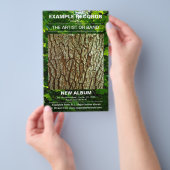 Nieuwe lancering Album - Foto getextureerd Flyer (Hand)
