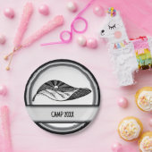 Nieuwe Leaf Horizon gepersonaliseerde camping pick Papieren Bordje (Feest)