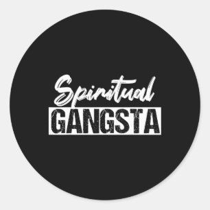Nieuwe Leeftijd Spirituele Spiritualiteit Yoga Ben Ronde Sticker