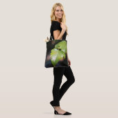 Nieuwe Lentebladeren Geborstelde Polyester Tote Bag (Op model)