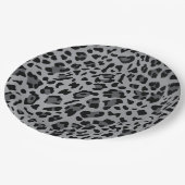 Nieuwe leopard-structuur 11 papieren bordje (Gekanteld)