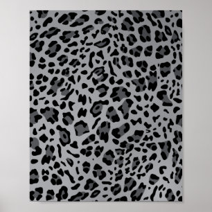 Nieuwe leopard-structuur 11 poster