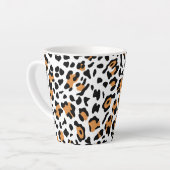 Nieuwe leopard-structuur 5 latte mok (Linkerhoek)