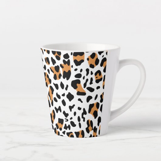 Nieuwe leopard-structuur 5 latte mok (Rechts)