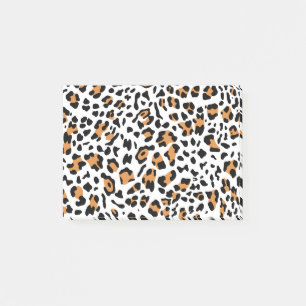 Nieuwe leopard-structuur 5 post-it® notes