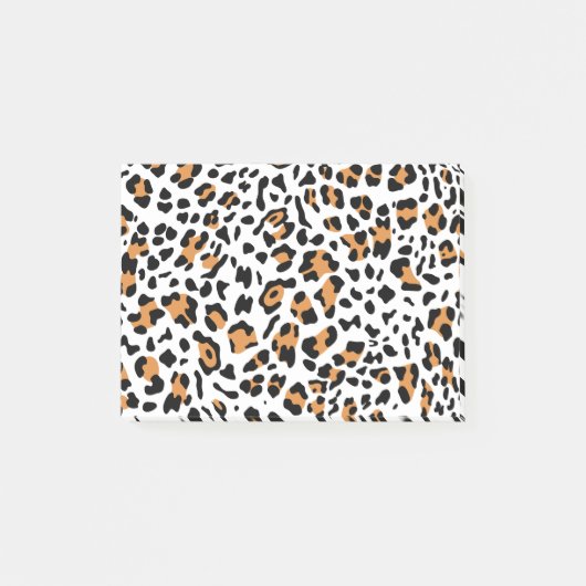 Nieuwe leopard-structuur 5 post-it® notes (Voorkant)