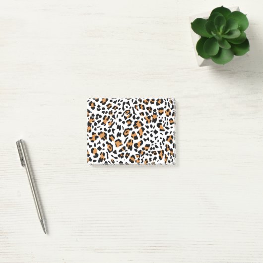 Nieuwe leopard-structuur 5 post-it® notes (Kantoor)