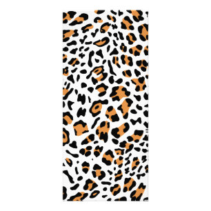 Nieuwe leopard-structuur 5 reclamekaart