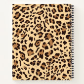Nieuwe leopard-structuur 6 notitieboek (Achterkant)