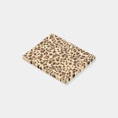 Nieuwe leopard-structuur 6 post-it® notes (Schuin)