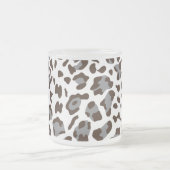 Nieuwe leopard-structuur 7 matglas koffiemok (Center)