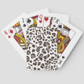 Nieuwe leopard-structuur 7 pokerkaarten (Achterkant)