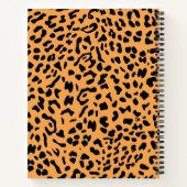 Nieuwe leopard-structuur 8 notitieboek (Achterkant)