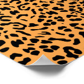 Nieuwe leopard-structuur 8 poster (Hoek)