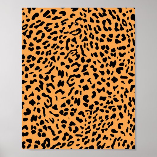 Nieuwe leopard-structuur 8 poster (Voorkant)