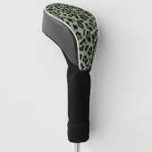 Nieuwe leopardtextuur 12 golfheadcover (Schuin)