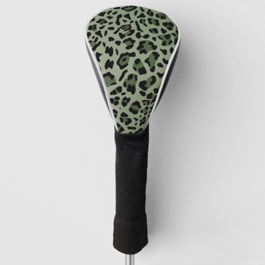 Nieuwe leopardtextuur 12 golfheadcover (Voorkant)
