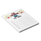 Nieuwe leraar gepersonaliseerd Terug naar school t Notitieblok (Schuin)