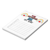 Nieuwe leraar gepersonaliseerd Terug naar school t Notitieblok (Linkerzijde)
