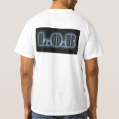 NIEUWE LESSEN AAN BOORD L.O.B. LOGO T-SHIRT (Achterkant)