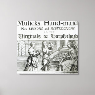 Nieuwe lessen en instructies canvas afdruk