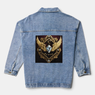 Nieuwe Letste Mode Denim Jas Eagle Feature Denim Jacket
