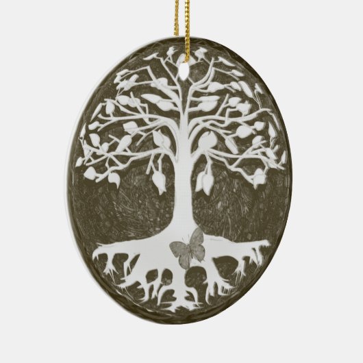 Nieuwe levensbegin van Amelia Carrie Keramisch Ornament (Rechts)