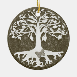 Nieuwe levensbegin van Amelia Carrie Keramisch Ornament