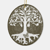 Nieuwe levensbegin van Amelia Carrie Keramisch Ornament (Links)