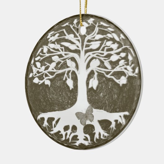 Nieuwe levensbegin van Amelia Carrie Keramisch Ornament (Links)