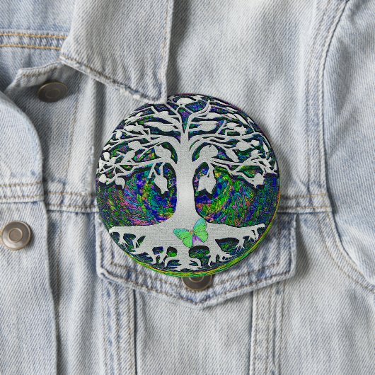 Nieuwe levensbegin van Amelia Carrie Ronde Button 4,0 Cm (In situ)