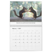 Nieuwe levensles Funny Squirrel Calendar Kalender (Feb 2027)