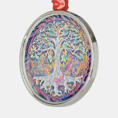 Nieuwe levensstructuur Amelia Carrie Metalen Ornament (Links)