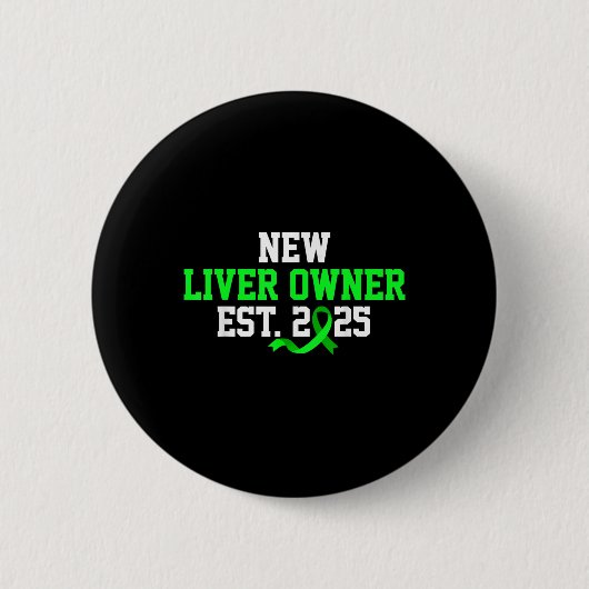 Nieuwe lever eigenaar Geschat 2025 - Levertranspla Ronde Button 5,7 Cm (Voorkant)