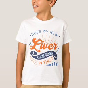 Nieuwe levertransplantatie Levertransplantatie T-shirt